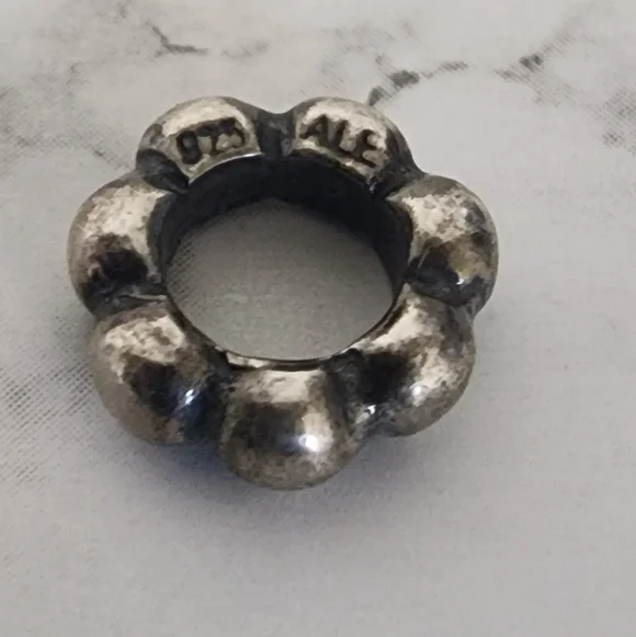 Pandora Sterling Silver Big Bubble Spacer - Picture 2 of 4